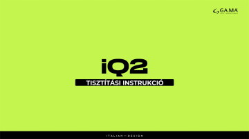 Ga.Ma Professzionális Iq2 Hajszárító Fekete PH6075.BK