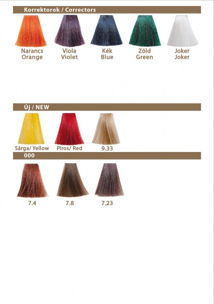 STELLA Vitacolor Lux Ammóniaszegény Mikropigmentes Hajfesték 6.66 100 ml