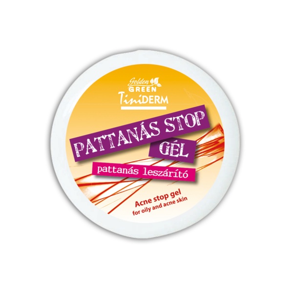 Golden GREEN  Tini Derm Pattanás Stop Gél 100  ml
