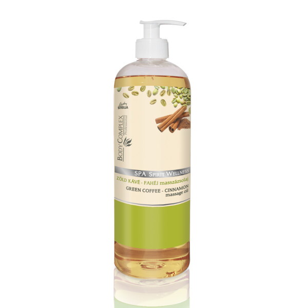 Lady STELLA Spa Spirit Wellnes Zöld Kávé, Fahéj Bőrmegújító Masszázsolaj pumpás 1000  ml