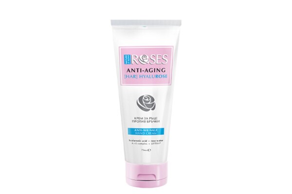 Nature of Agiva Roses Öregedésgátló Kézkrém rózsavízzel és hialuronsavval 75 ml
