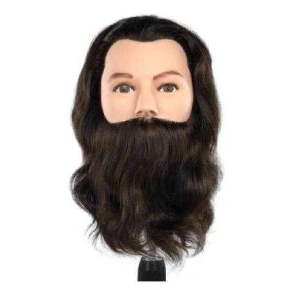 Eric Babafej Természetes Hajjal, Szakállal 20-25 cm Sötét Barna P005012