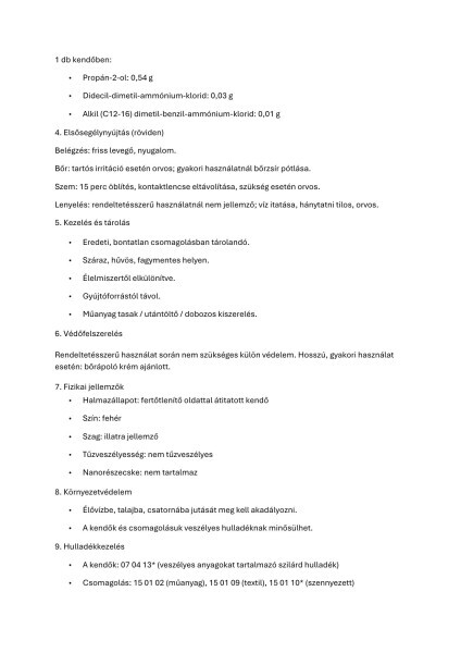 Innosept Fertőtlenitő Kendő 50 db