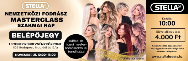 Nemzetközi Fodrász Masterclass Szakmai Nap Belépő