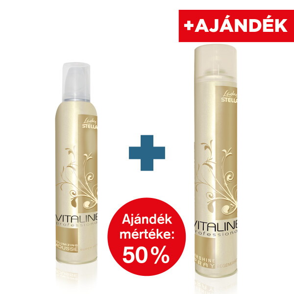 Lady STELLA Vitaline Volumen Növelő Extra Erős Hajfixáló Hab 300ml