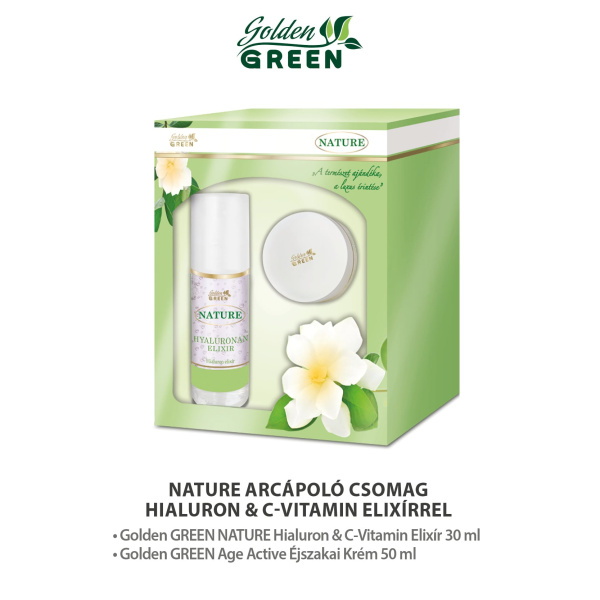 Nature Szépségcsomag Hialuron + C vitamin Elixírrel És Éjszakai Krémmel