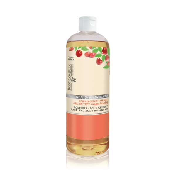 Lady STELLA Spa Spirit Wellness Csipkebógyó, Meggy Kötőszövet Erősítő Masszázsolaj 1000 ml