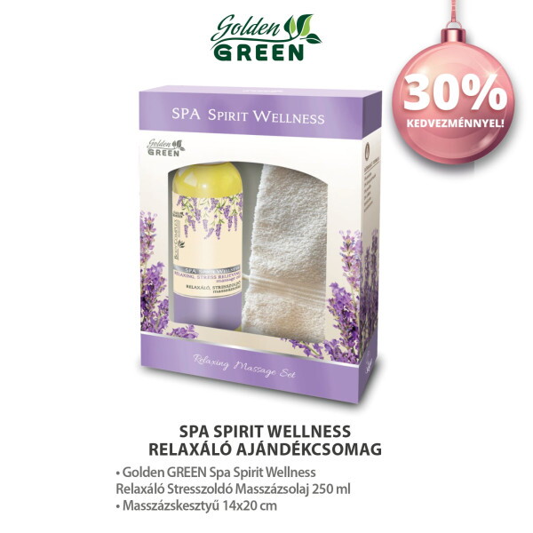 Golden GREEN Spa Spirit Wellness Relaxáló Ajándékcsomag