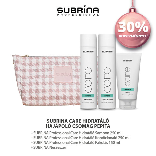 SUBRINA Professional Care Hidratáló Hajápoló Csomag Pepita Neszeszerben
