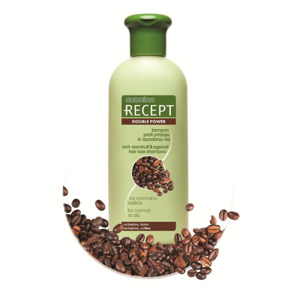 SUBRINA Recept Anti Dandruff Sampon & Against Hair Loss Sampon Hajhullás, Korpa Ellen 400 ml  52212