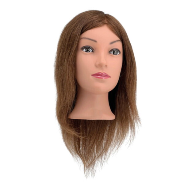 Bella Babafej Természetes Hajjal 35cm Középbarna 1142