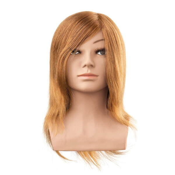 Barbara Babafej Természetes Hajjal 30cm Sötétszőke 1225