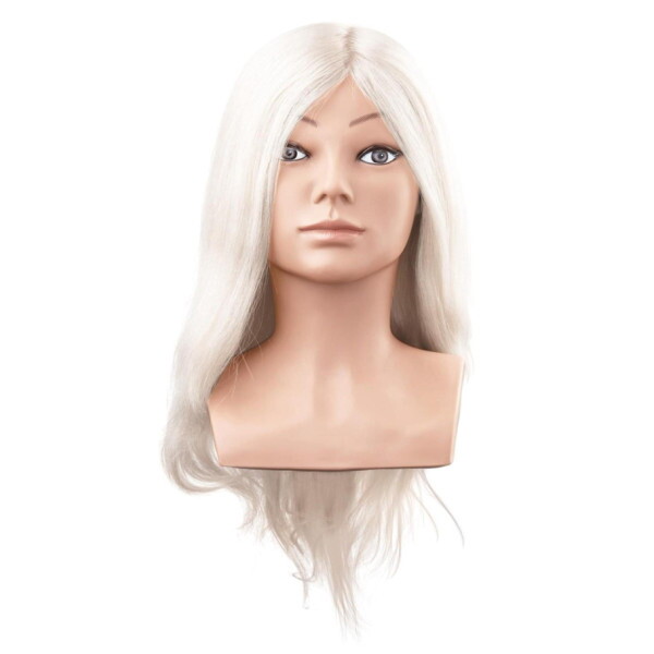 Teri Babafej Természetes Hajjal 40cm Platina Szőke 1216G