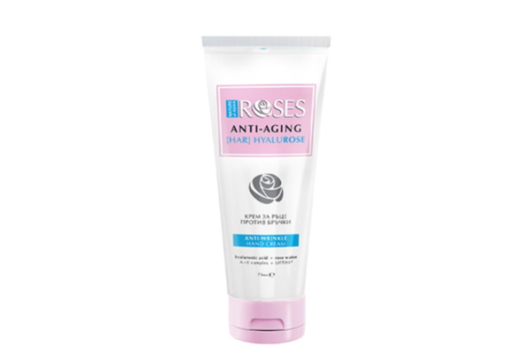Nature of Agiva Roses Öregedésgátló Kézkrém rózsavízzel és hialuronsavval 75 ml