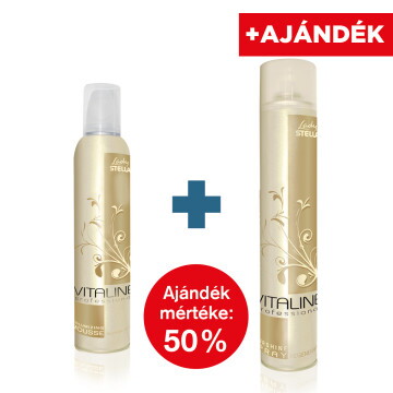 Lady STELLA Vitaline Volumen Növelő Extra Erős Hajfixáló Hab 300ml