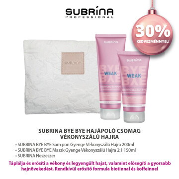 Subrina Bye Bye Hajápoló Csomag vékonyszálú hajra