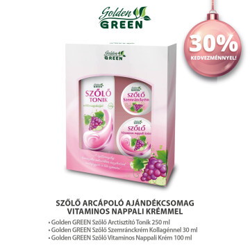 Golden GREEN Szőlő Ajándékcsomag Nappali Krémmel